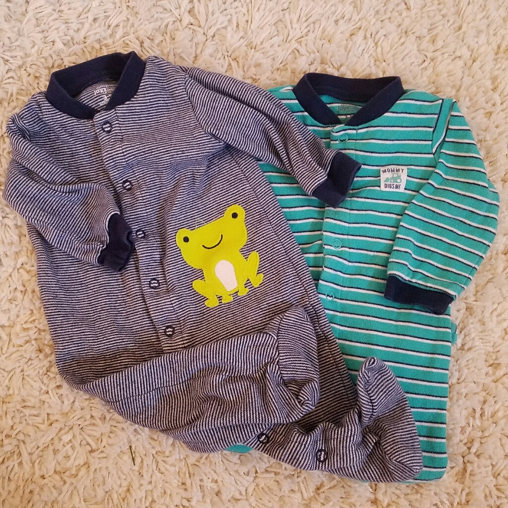 3-6 Month Boys PJ Pajama Sleeper